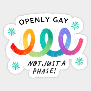 gay and proud Sticker